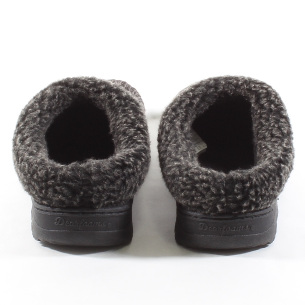 Dearfoams Mens Moccassin Clog Memory Foam Slippers - Picture 6 of 8
